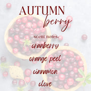 Cozy seasonal candle perfect for home ambiance