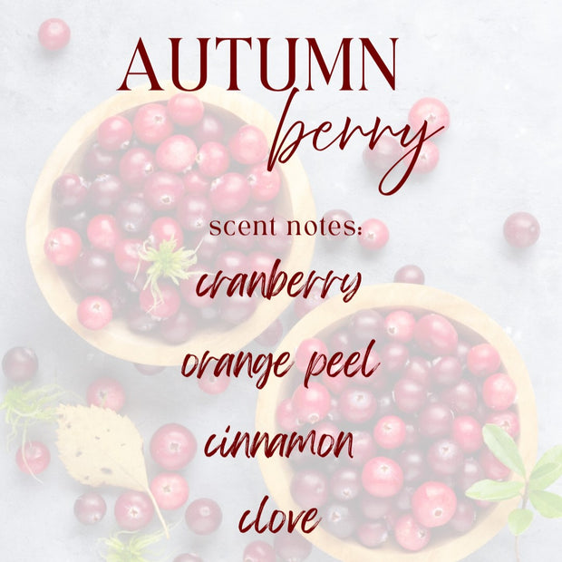 Cozy seasonal candle perfect for home ambiance