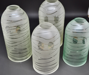 Elegant glass cover for home candle display