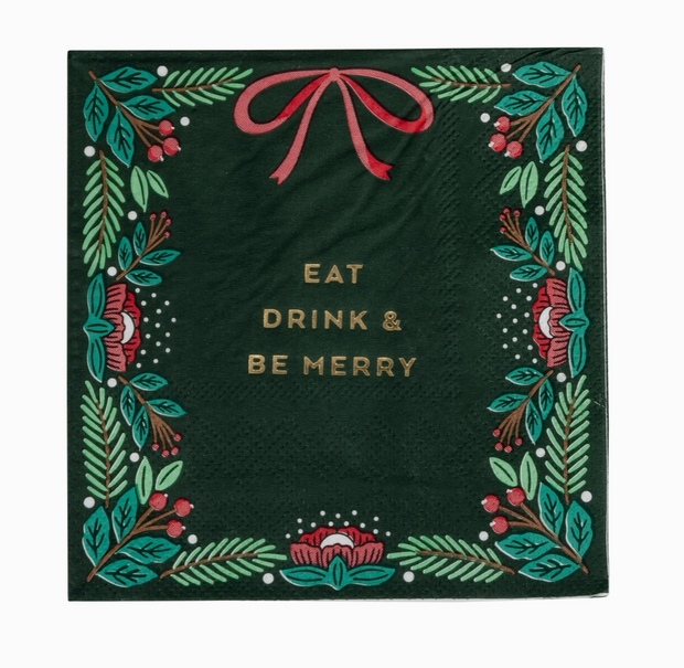 napkins :: eat drink & be merry