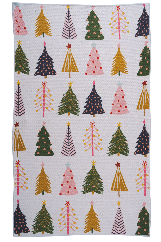 kitchen towel :: christmas trees