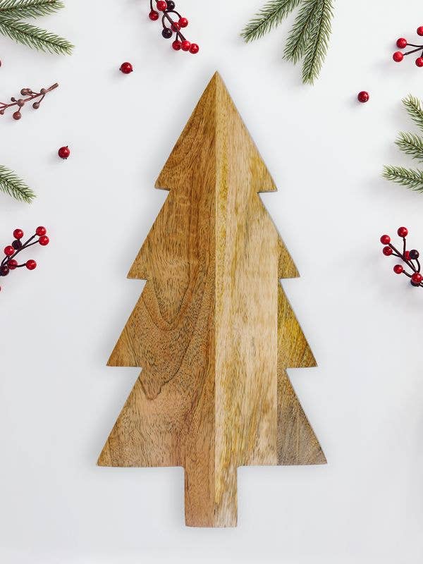 serving board :: christmas tree