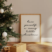 decor print :: have yourself a merry little christmas
