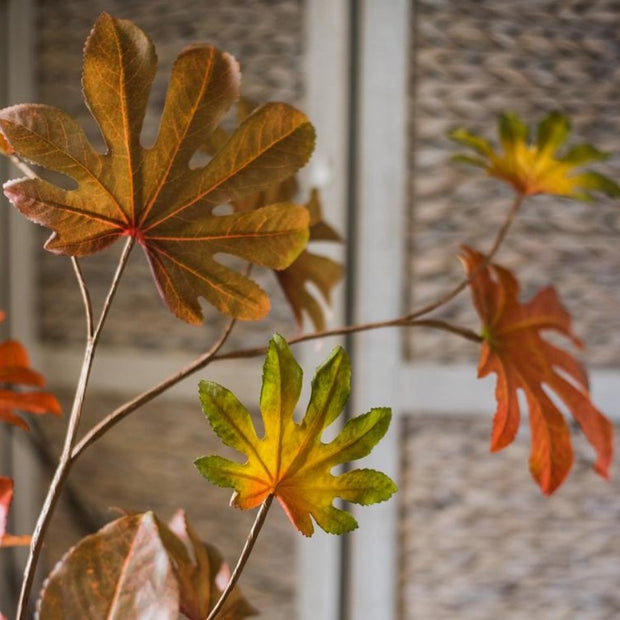 botanical leaf arrangement accent