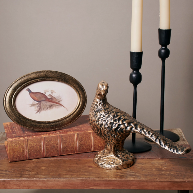 Wildlife bird print in frame