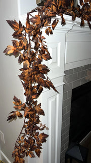 fall seeded leaf decor