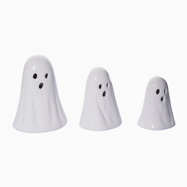 Glowing illuminated ghost artwork with mystical lighting