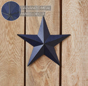 metal star :: navy blue speckled