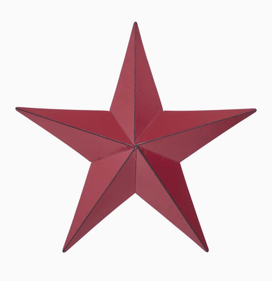 metal star :: burgundy red