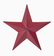 metal star :: burgundy red