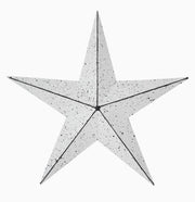 metal star :: white speckled