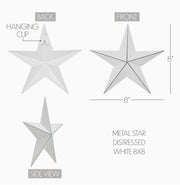 metal star :: white