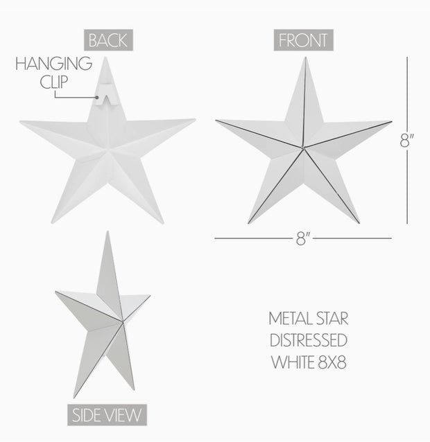 metal star :: white