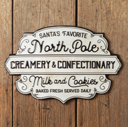 sign :: north pole creamery
