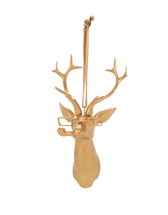 ornament :: pipe-smoking buck {frankie}