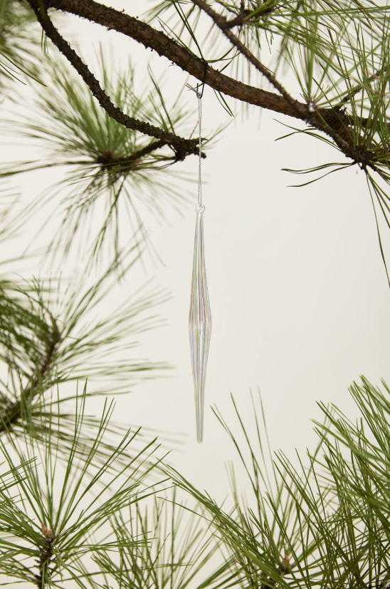 ornament :: icicle prism iridescent