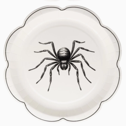 Stylish Halloween plates perfect for haunted dinners and parties