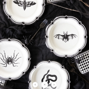 Elegant paper plates for rustic or cottagecore-themed eve