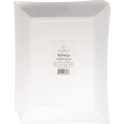 White paper plates packaging with 'My Mind's Eye' branding on a white background