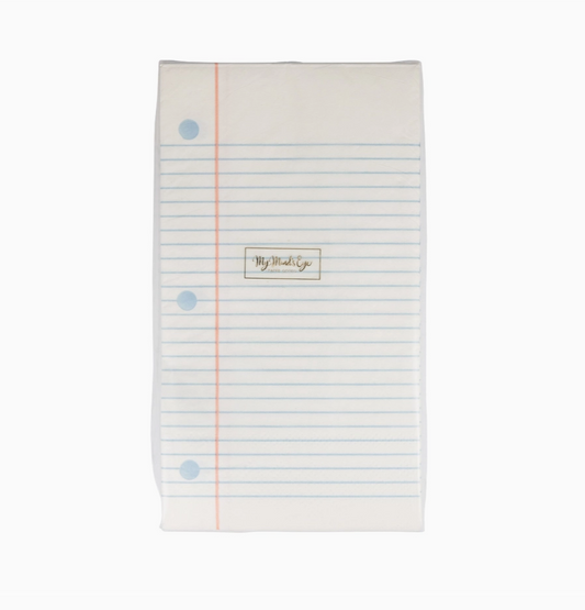 disposable notebook paper napkins
