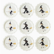 Dark and magical paper plates perfect for witch parties