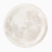 celestial moon-themed paper plates