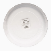 Disposable plates with French country charm and soft detailing