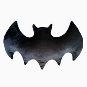 Halloween accent pillow with flying bats