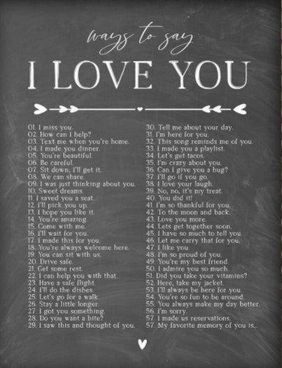 decor print :: i love you