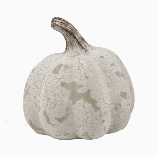 distressed pumpkin decor