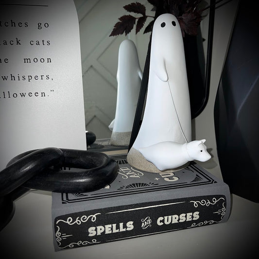 ghost walking dog