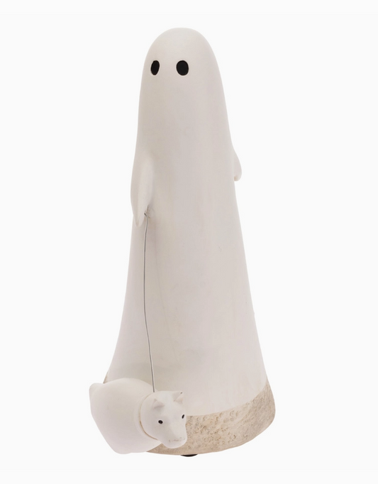 ghost walking dog
