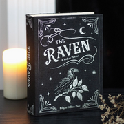 The Raven storage box featuring gothic raven artwork