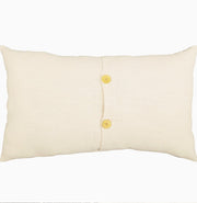 throw pillow cover :: stenciled flag