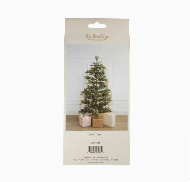 tree tinsel :: gold