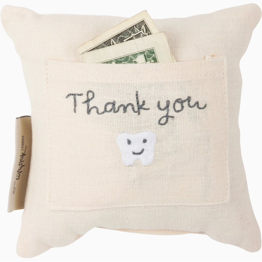 tooth holder pillow for children