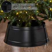holiday tree collar :: metal - black