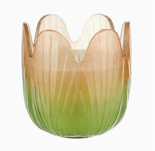 candle :: tulip blossom