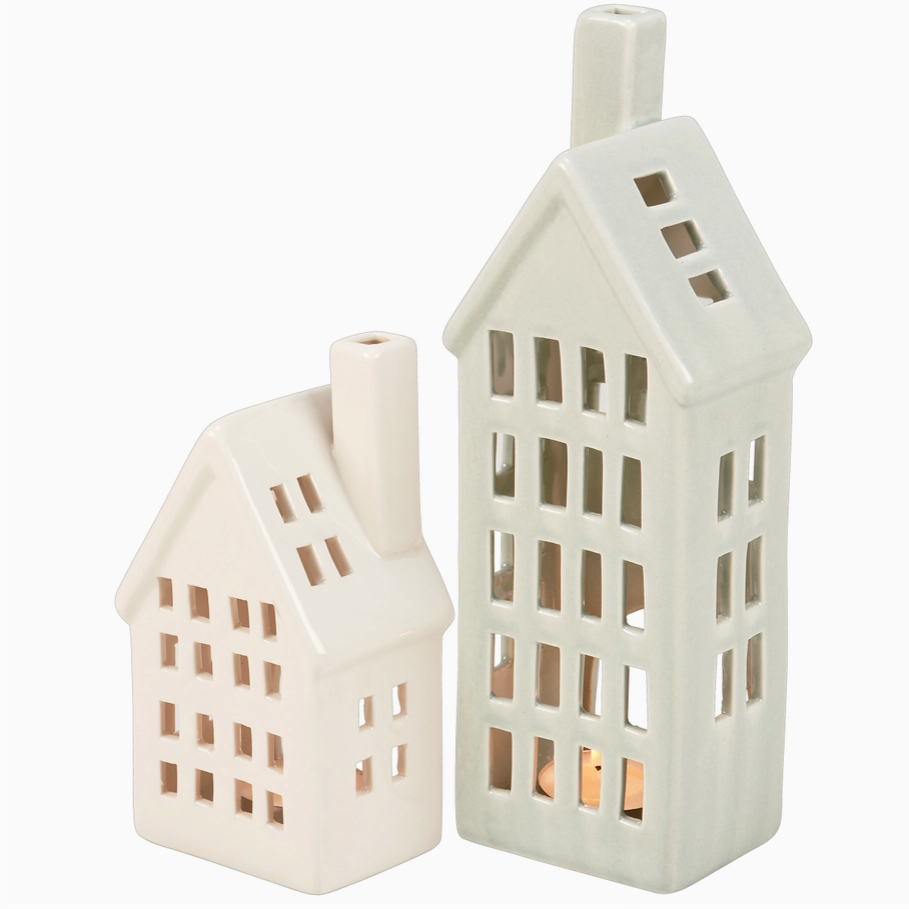 Halloween village house set