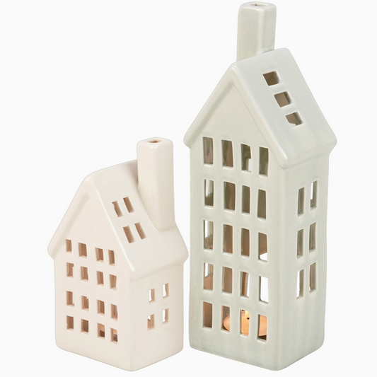 Halloween village house set