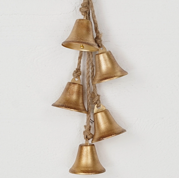 liberty bell string :: vintage gold