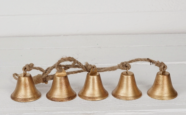 liberty bell string :: vintage gold