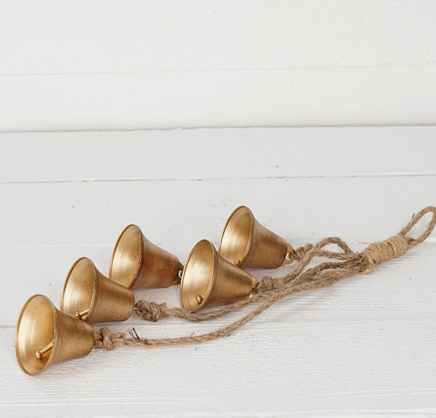 liberty bell string :: vintage gold