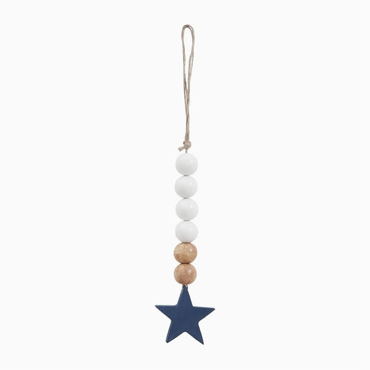 beads with blue star