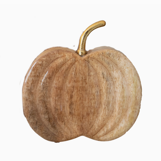 wood pumpkin