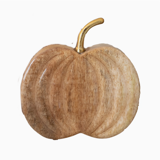 wood pumpkin