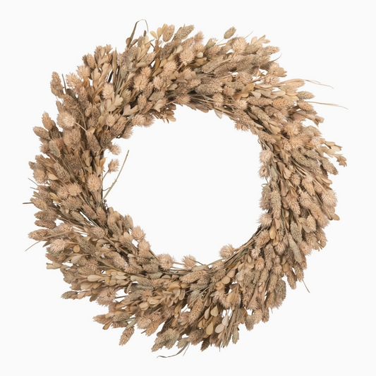 natural wreath for front door